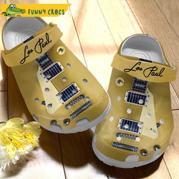 Les Paul Guitar Music Gifts Crocs Slippers