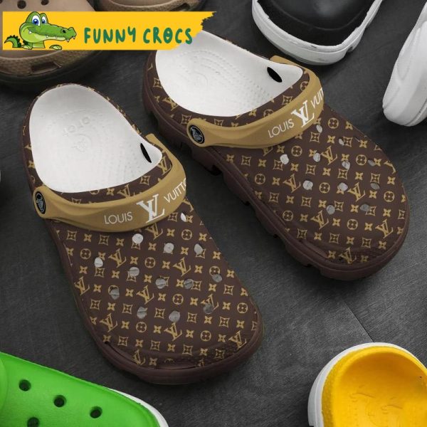 Louis Vuitton Wooden Style Lv Crocs