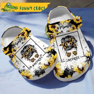 Momlife Sunflower Gifts Crocs