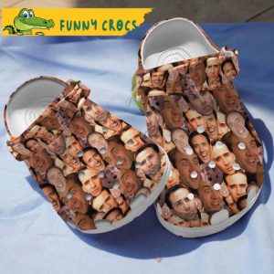 Nicolas Cage Crocs Slippers For Men