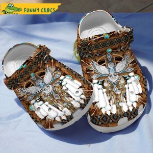 Owl Native American Gifts Crocs Clog Shoes 2