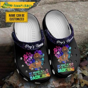 Personalized Beautiful Dachshund Crocs Slippers 1