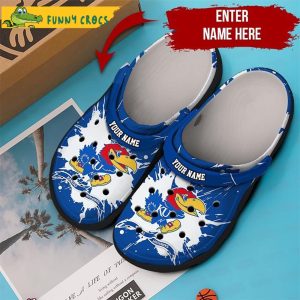 Personalized Kansas Jayhawks Ncaa Football Crocs