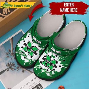 Personalized Marshall Thundering Herd Ncaa Football Crocs