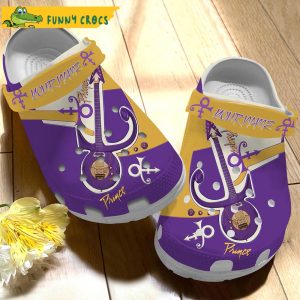 Personalized Princes Guitar Music Crocs Slippers 2