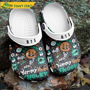 Shooky Pattern Bts Crocs