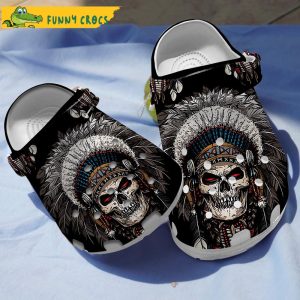 Skull Native American Crocs