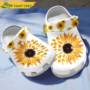 Succulent Sunflower Garden Crocs Slippers