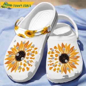 Succulent Sunflower Garden Crocs Slippers