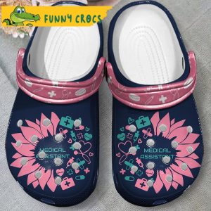 Sunflower Nurse Crocs Slippers