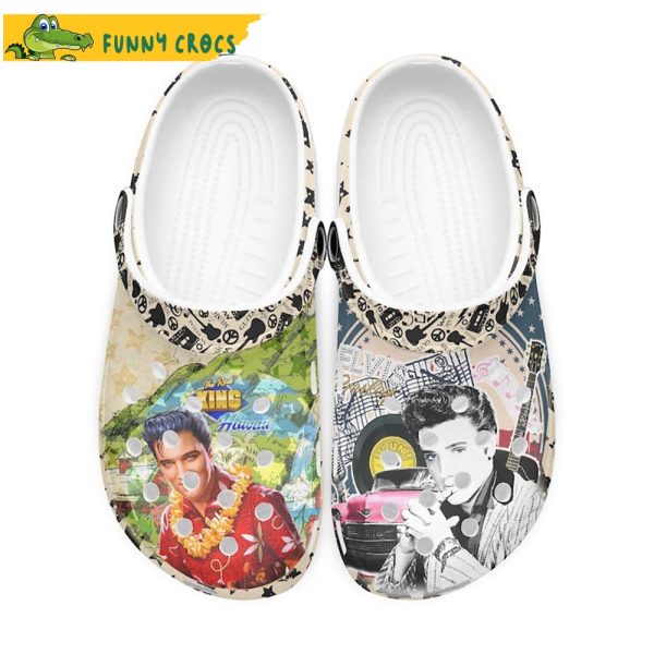 Vintage Elvis Presley Crocs Slippers