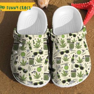 Weed Leaf Crocs