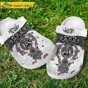 Wolf Tattoo Viking Crocs 2