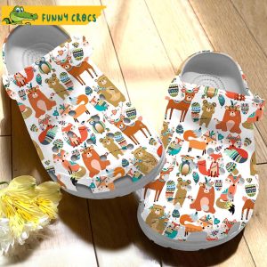 Woodland Tribal Animals Native American Crocs