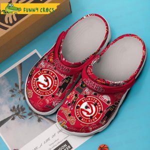 Atlanta Hawks NBA Red Crocs Clog Shoes 3