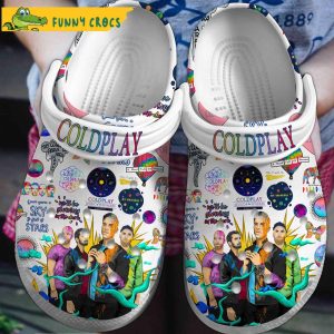 Band ColdPlay Music Crocs Clog Shoes 3