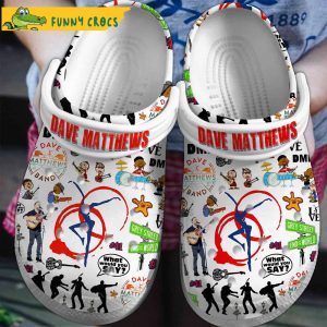 Band Dave Matthews Music Crocs Clog Shoes 1