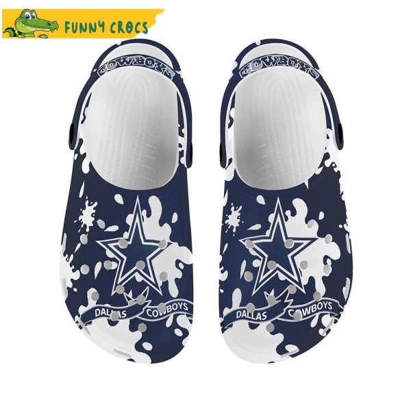 Big Logo Dallas Cowboys Crocs Clogs