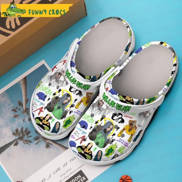 Blile Elish Music Crocs Clog Shoes