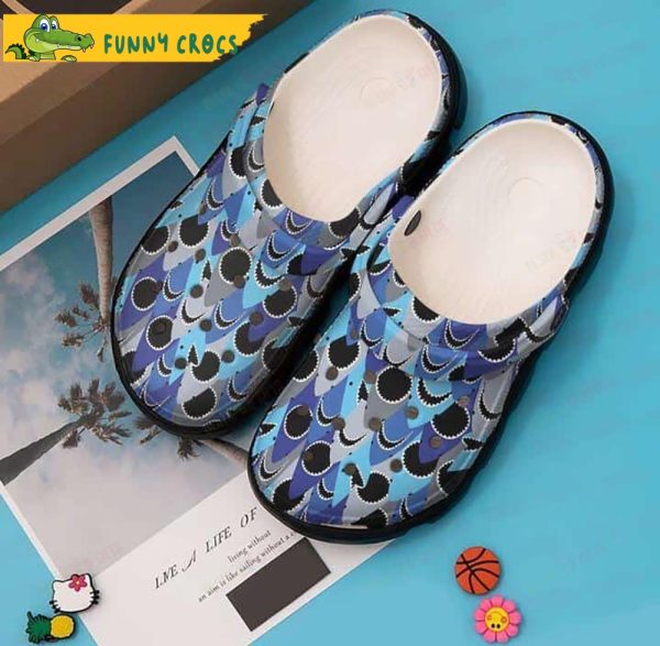 Blue Shark Crocs Classic Clogs