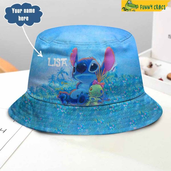 Blue Stitch Bucket Hat