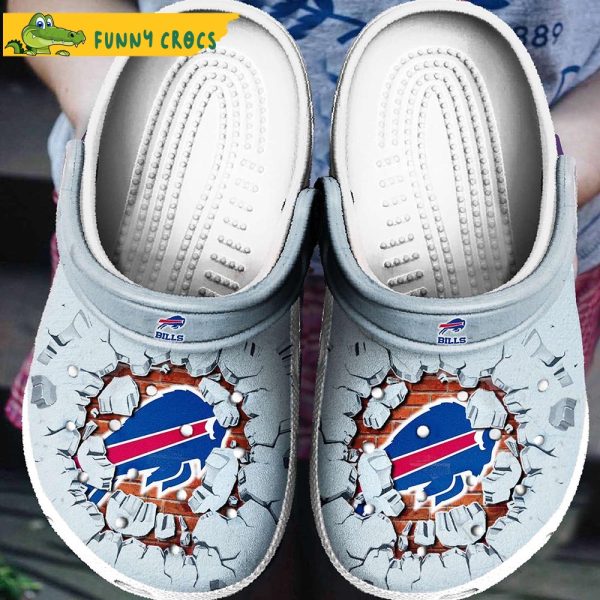 Buffalo Bills Broken Brick Gift For NFL Crocs