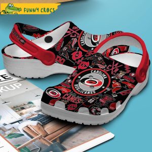 Carolina Hurricanes NHL Black Crocs Clog Shoes 3