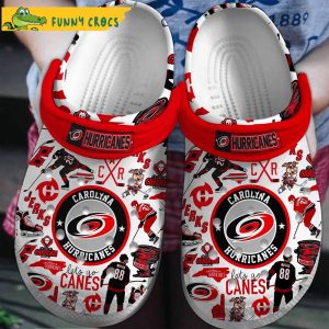 Carolina Hurricanes NHL Crocs CLog Shoes 1