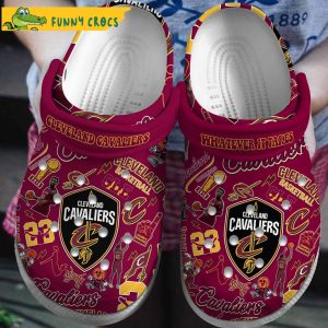 Cleveland Cavaliers NBA Red Crocs Clog shoes