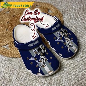 Custom Football Player Dallas Cowboys Crocs Clogs