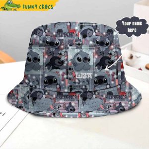 Custom Grey Stitch Bucket Hat