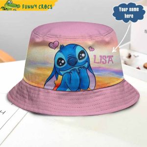 Custom Pink Stitch Bucket Hat