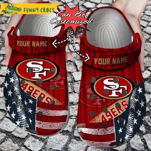 Custom Us Flag SF 49Ers New Crocs Clog Shoes