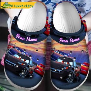 Customized Funny Lightning Mcqueen Crocs Kids