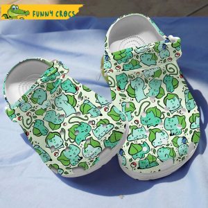 Cute Bulbasaurs Pokemon Crocs Slippers