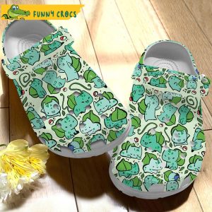 Cute Bulbasaurs Pokemon Crocs Slippers 2