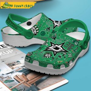 Dallas Stars NHL Crocs Slippers 2