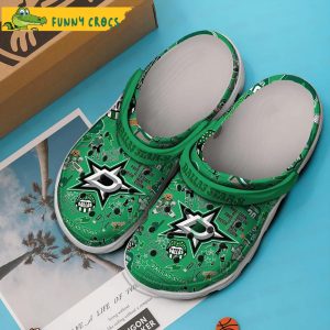 Dallas Stars NHL Crocs Slippers 3