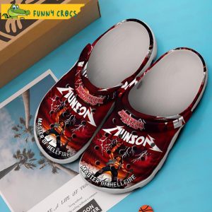 Eddie Munson The Master Of Hellfire Stranger Things Crocs 2 5 11zon