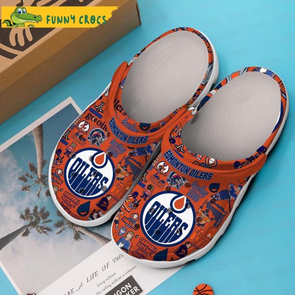 Edmonton Oilers NHL Crocs Clog Shoes