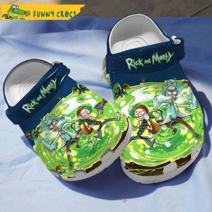 Fight With Rick And Morty Crocs Slippers