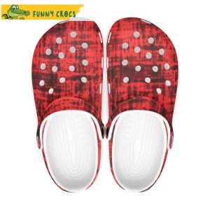 Floral Retro Geo Tie Dye Crocs Slippers