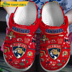 Florida Panthers NHL Crocs Slippers