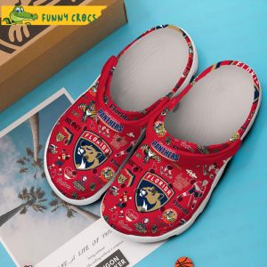 Florida Panthers NHL Crocs Slippers