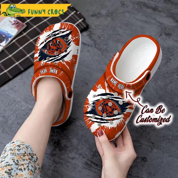 Football Customized Bears Crocs