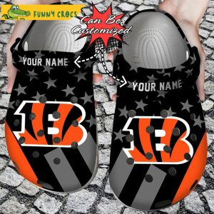 Football Personalized Cincinnati Bengals Crocs