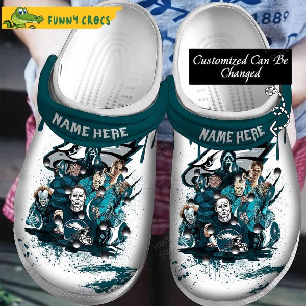 Friends Halloween Customized Philadelphia Eagles Crocs