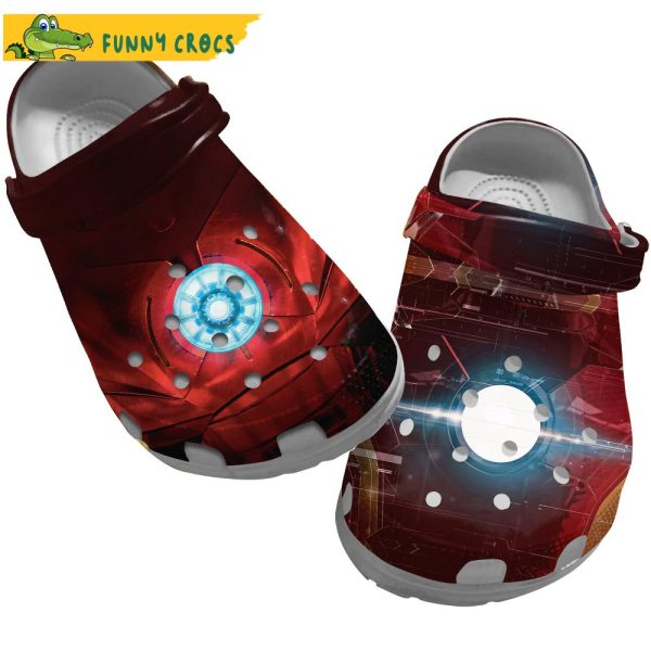 Funny Art Iron Man Crocs