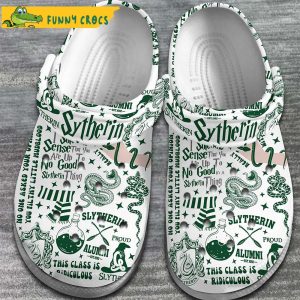 Funny Pattern Slytherin Harry Potter Crocs 2 1