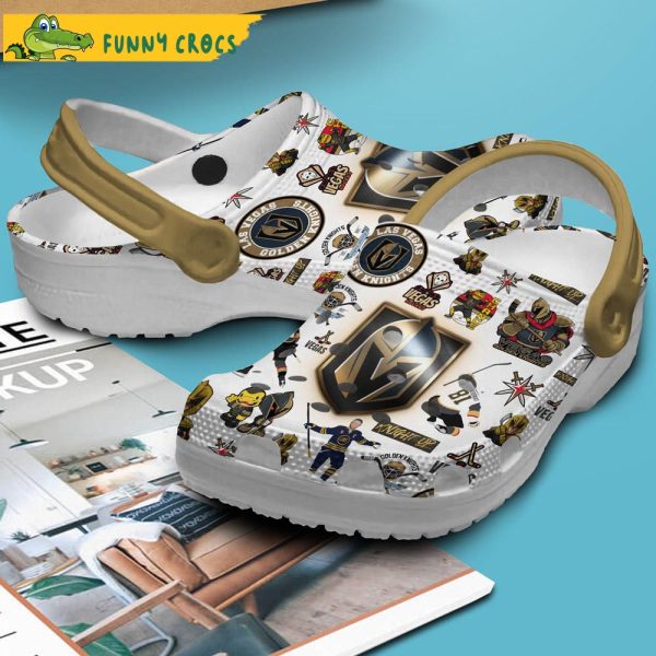 Funny Vegas Golden Knights NHL Crocs Clog Shoes